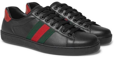 black pants gucci shoes|Gucci shoes black leather.